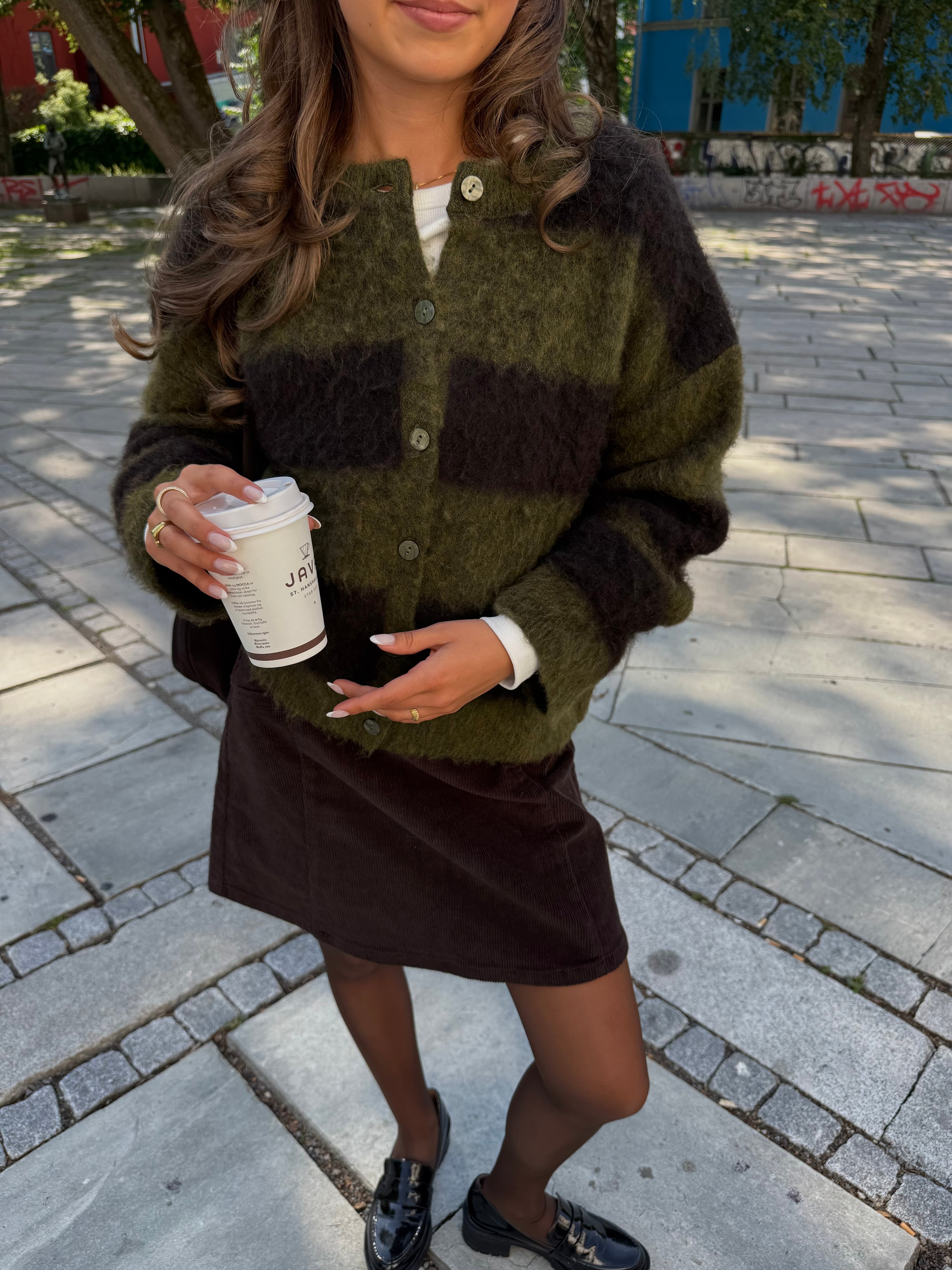 NMSOFF CARDIGAN - Chocolate Brown